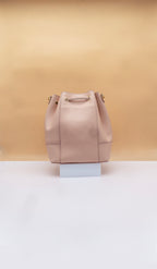 Eli Italian Leather Bucket Bag