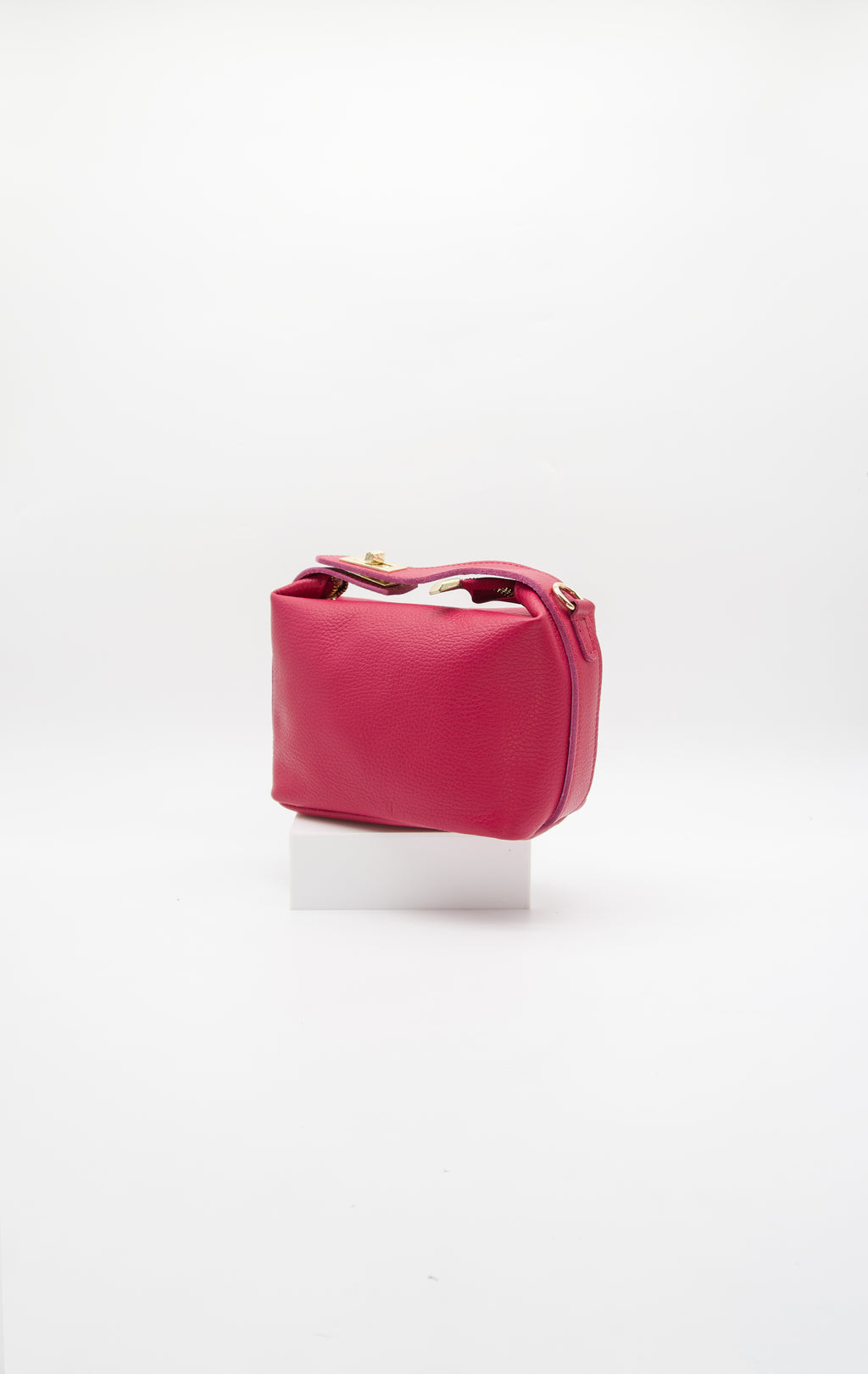 Zara Top Handle Leather Handbag