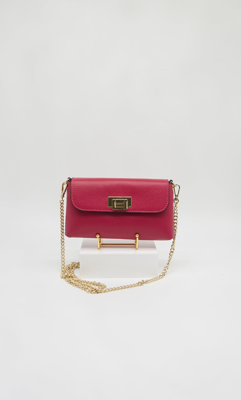 Rosetta Italian Leather Clutch Handbag