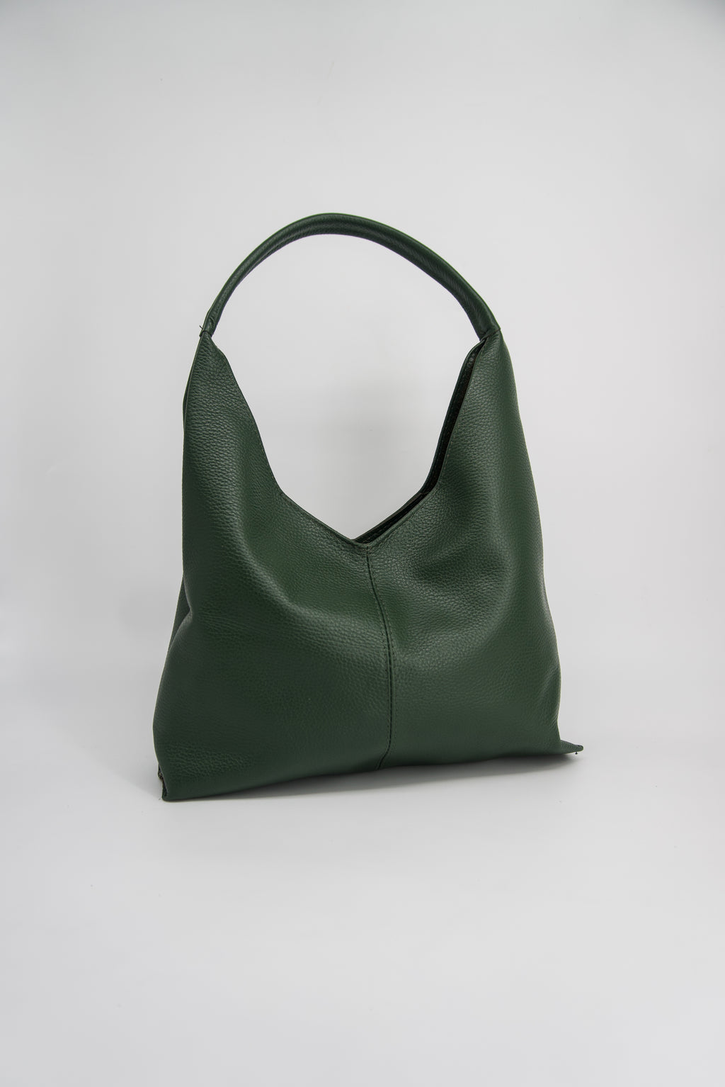 Gaia Hobo Slouch Italian Leather Tote Bag