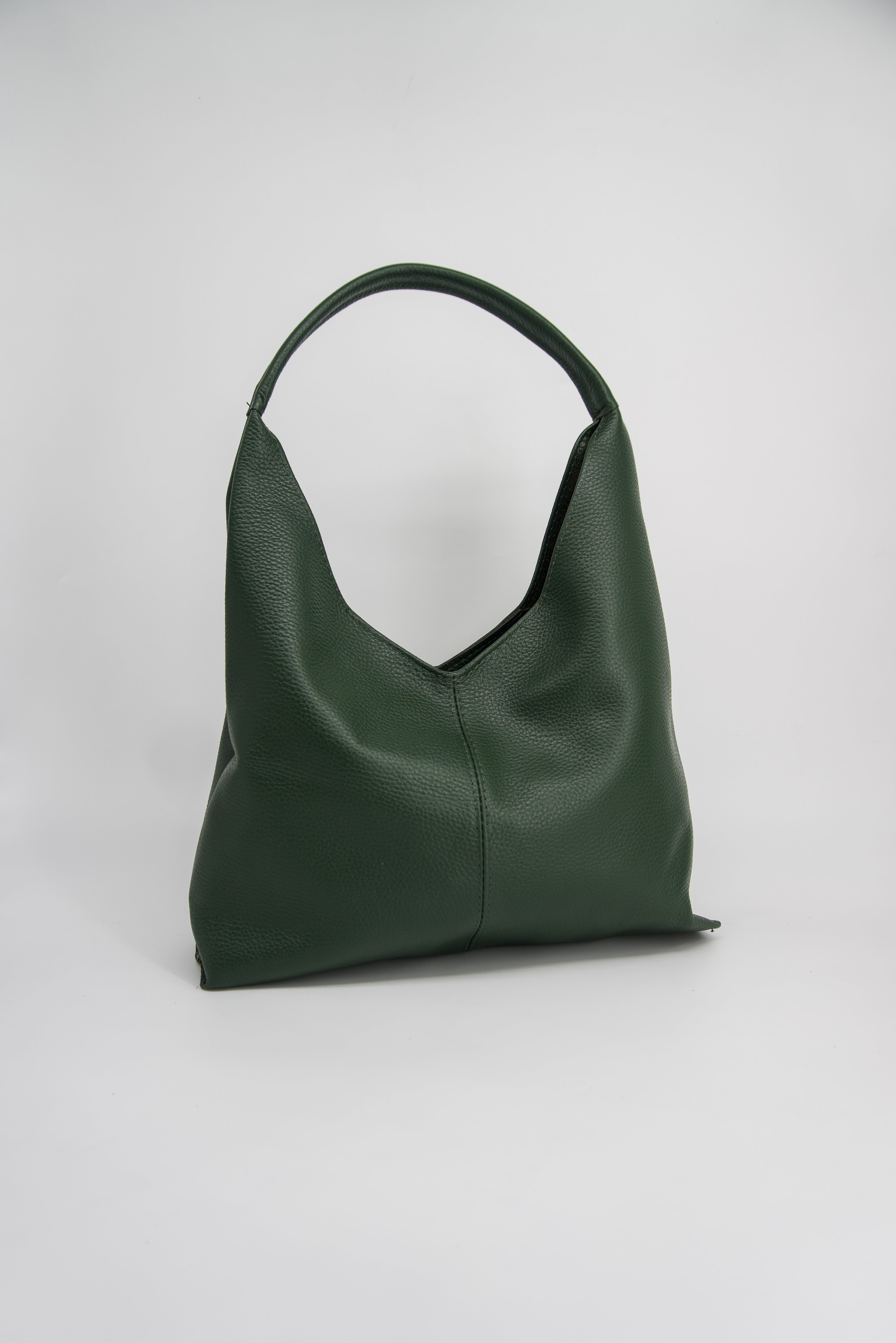 Gaia Hobo Slouch Italian Leather Tote Bag
