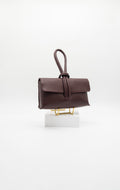 Giselle Top Handle Leather Clutch