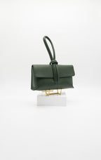 Giselle Top Handle Leather Clutch
