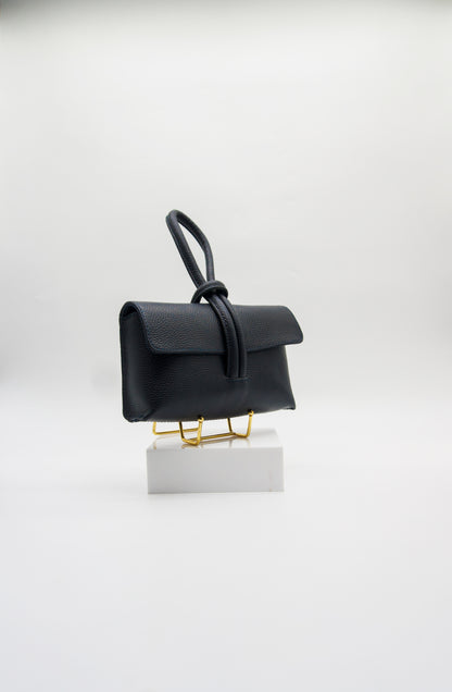 Giselle Top Handle Leather Clutch