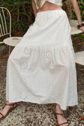 Eyelet Maxi Skirt