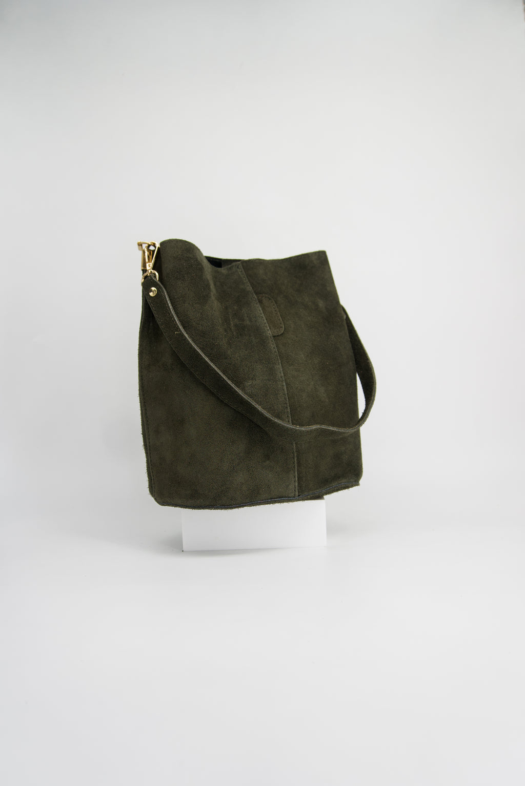 Viviana Suede Bucket Bag