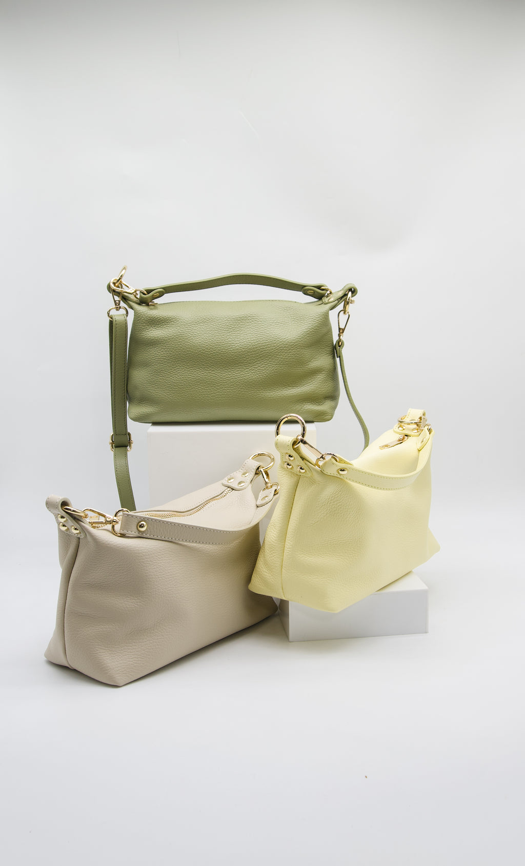 Rosalia Italian Leather Everyday Crossbody Bag