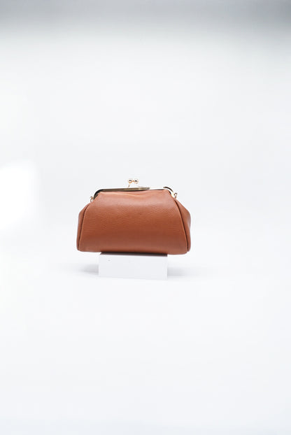 Adelina Kiss Lock Clutch Bag