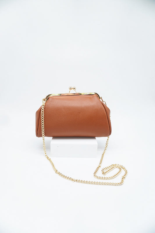 Adelina Kiss Lock Clutch Bag