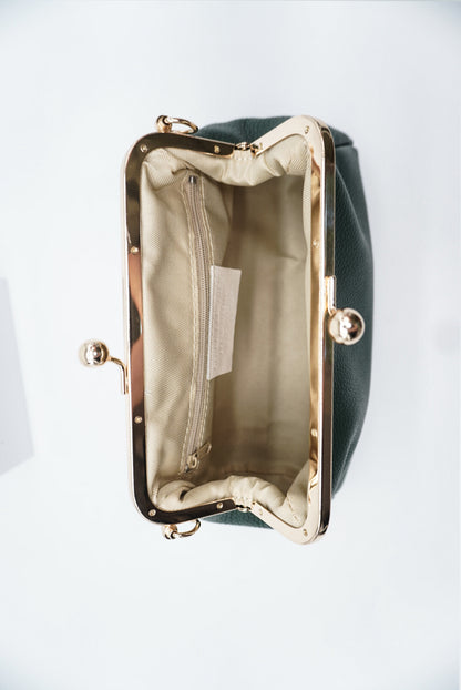 Adelina Kiss Lock Clutch Bag