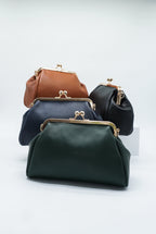 Adelina Kiss Lock Clutch Bag