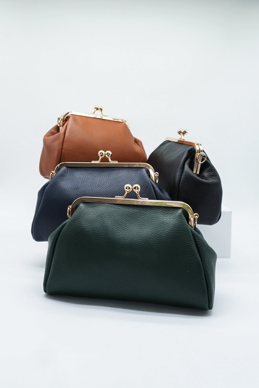 Adelina Kiss Lock Clutch Bag