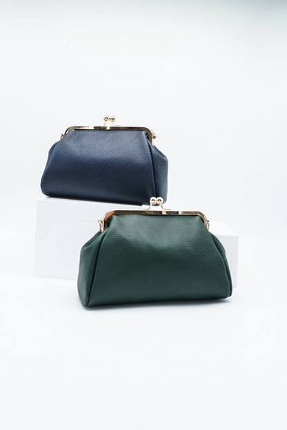 Adelina Kiss Lock Clutch Bag