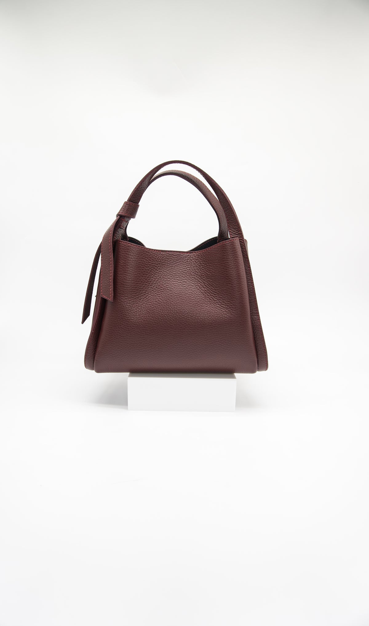 Ilaria Italian Leather Top Handle Tote