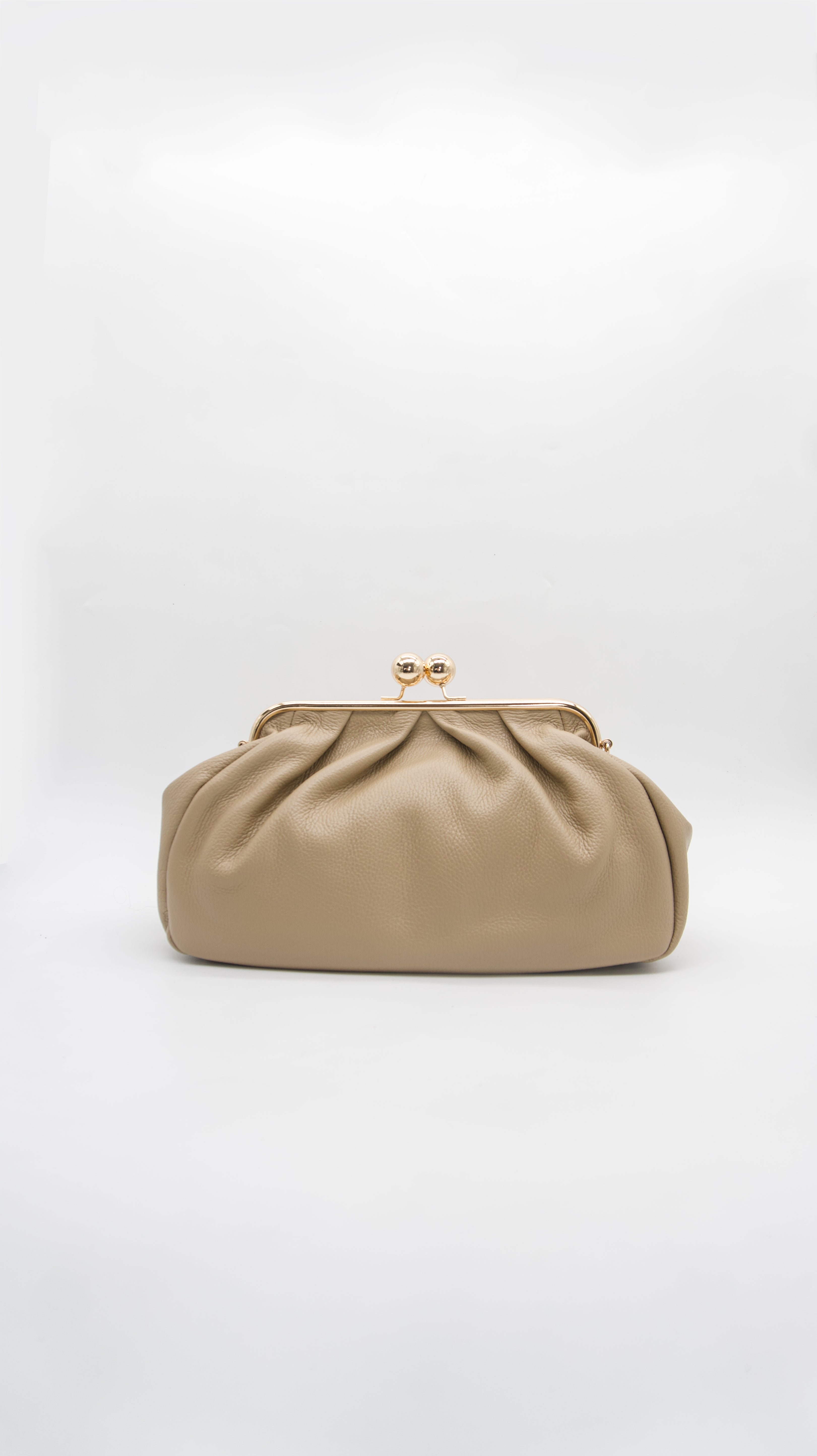 Carmella Oversized Kiss Lock Bag