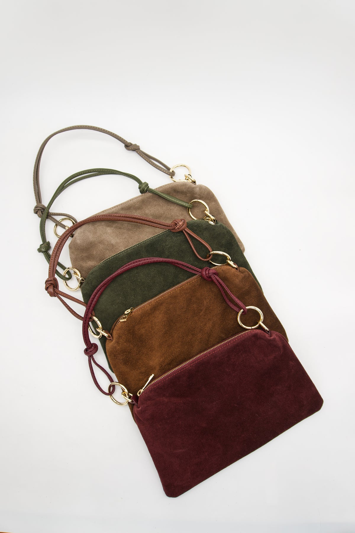 Liliana Italian Suede Slim Bag