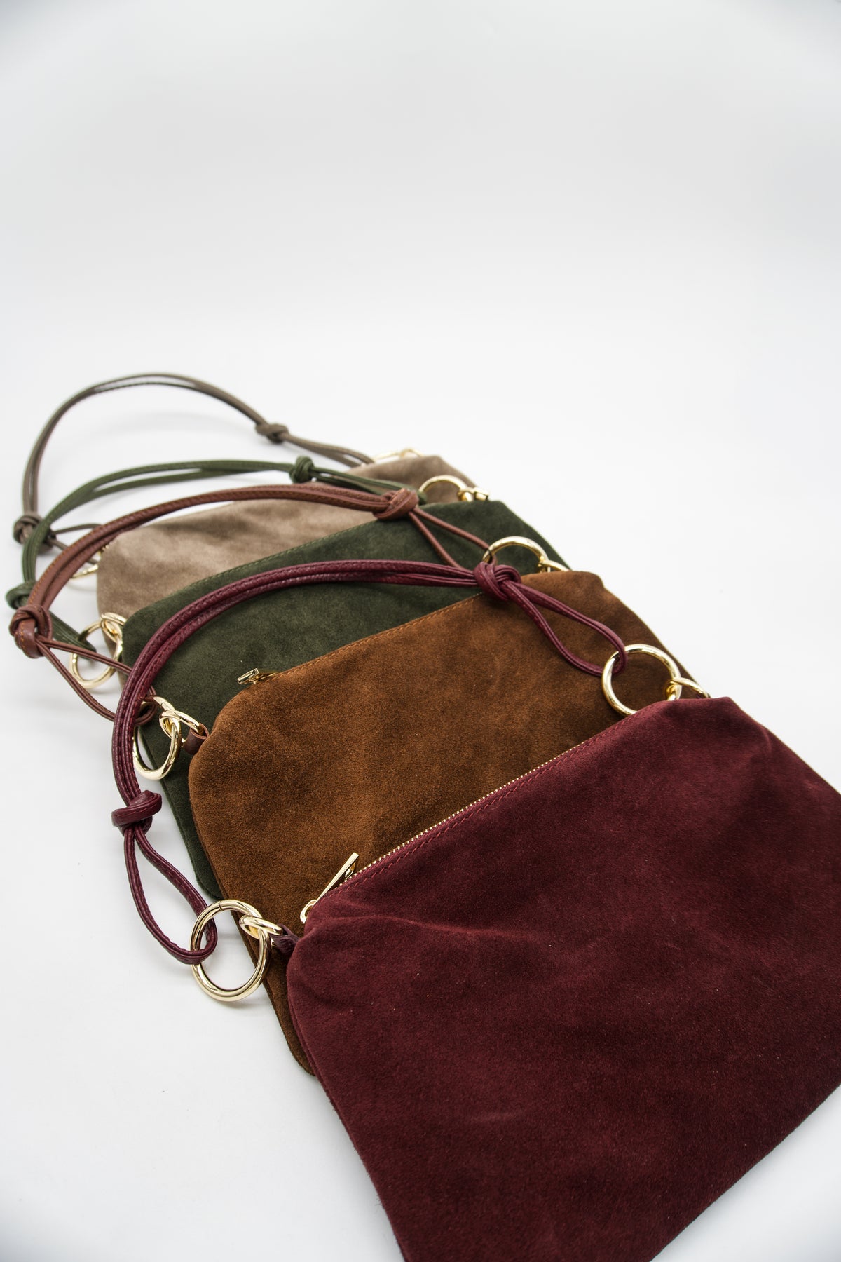 Liliana Italian Suede Slim Bag