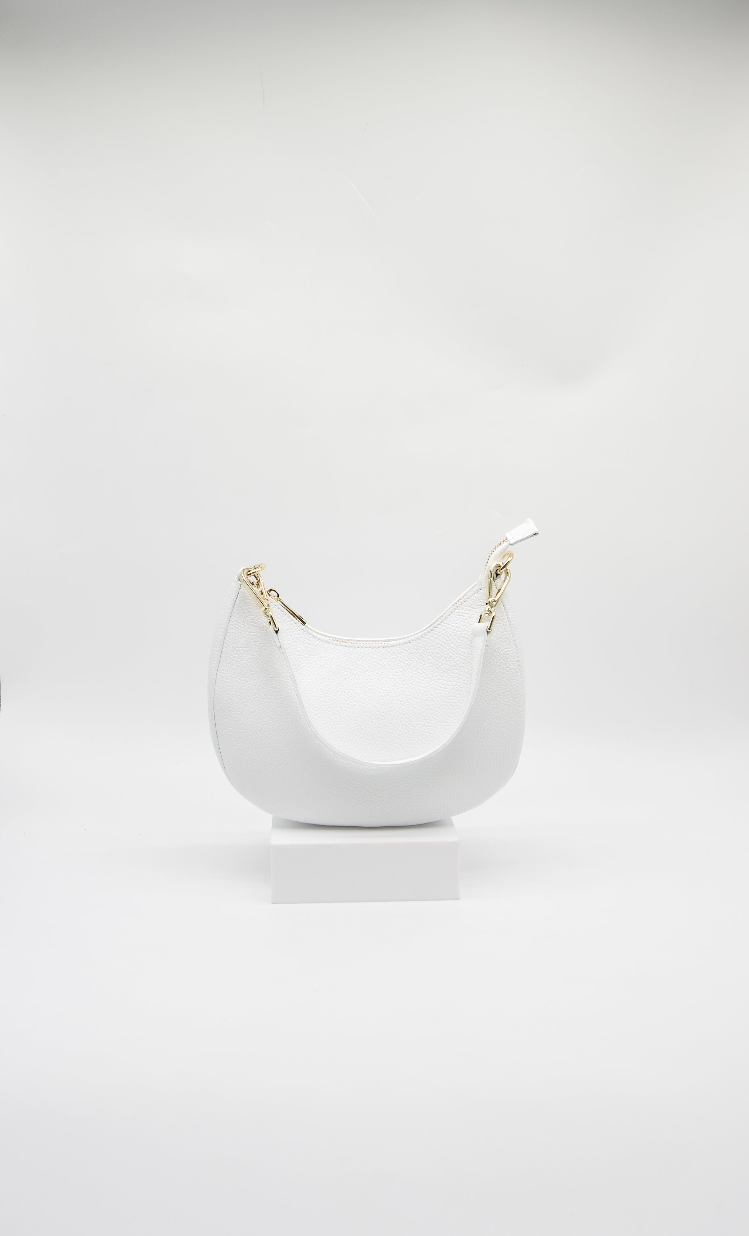 Lorenza Crescent Italian Leather Bag