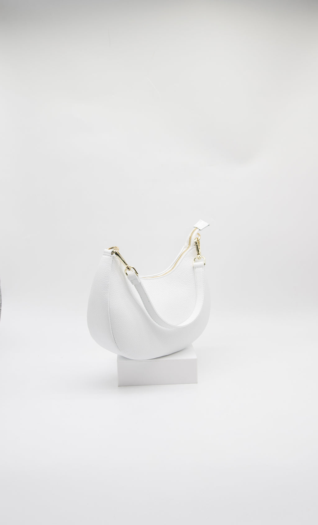 Lorenza Crescent Italian Leather Bag