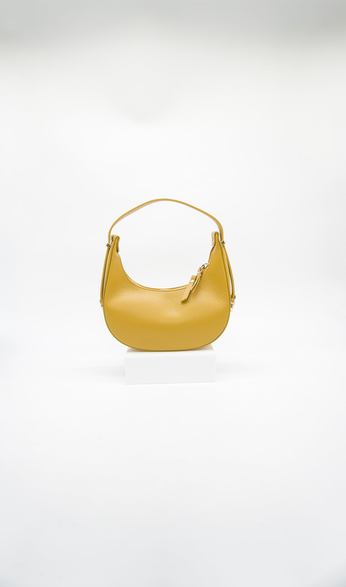 Pia Italian Leather Crescent Bag