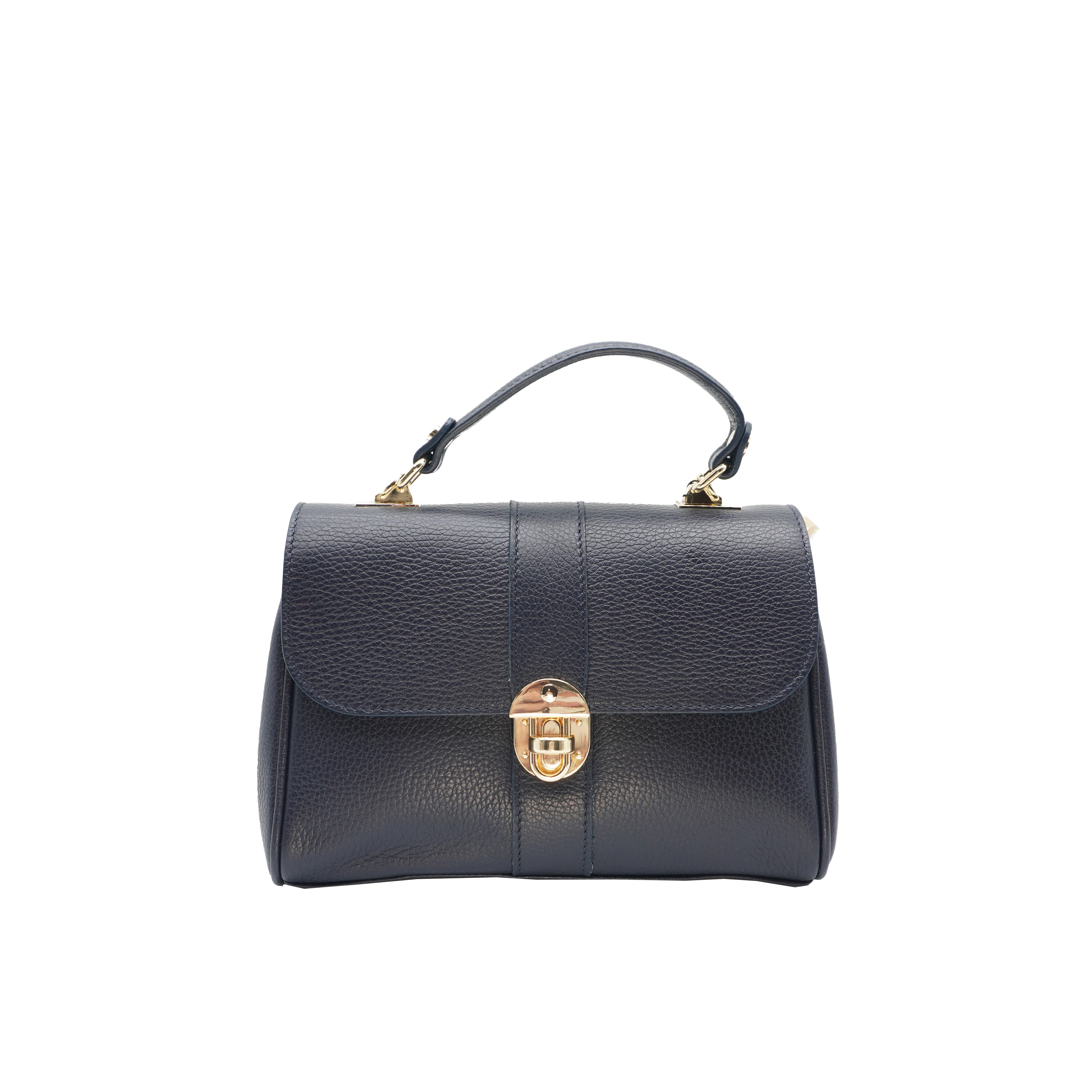 Val Structured Top Handle Handbag