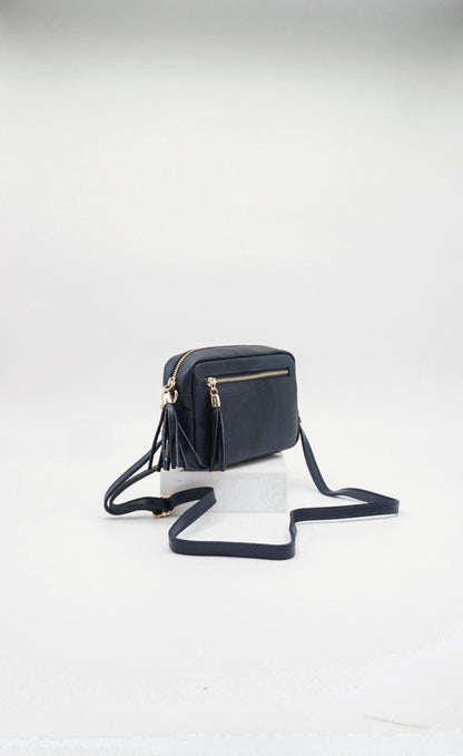 Petite Italian Leather Camera Bag