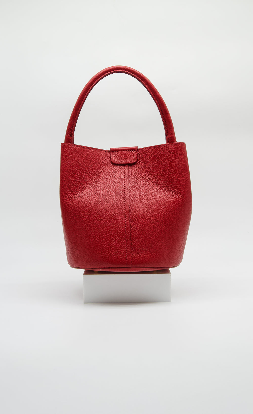 Paola Italian Leather Bucket Bag