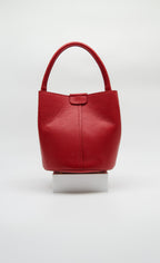Paola Italian Leather Bucket Bag