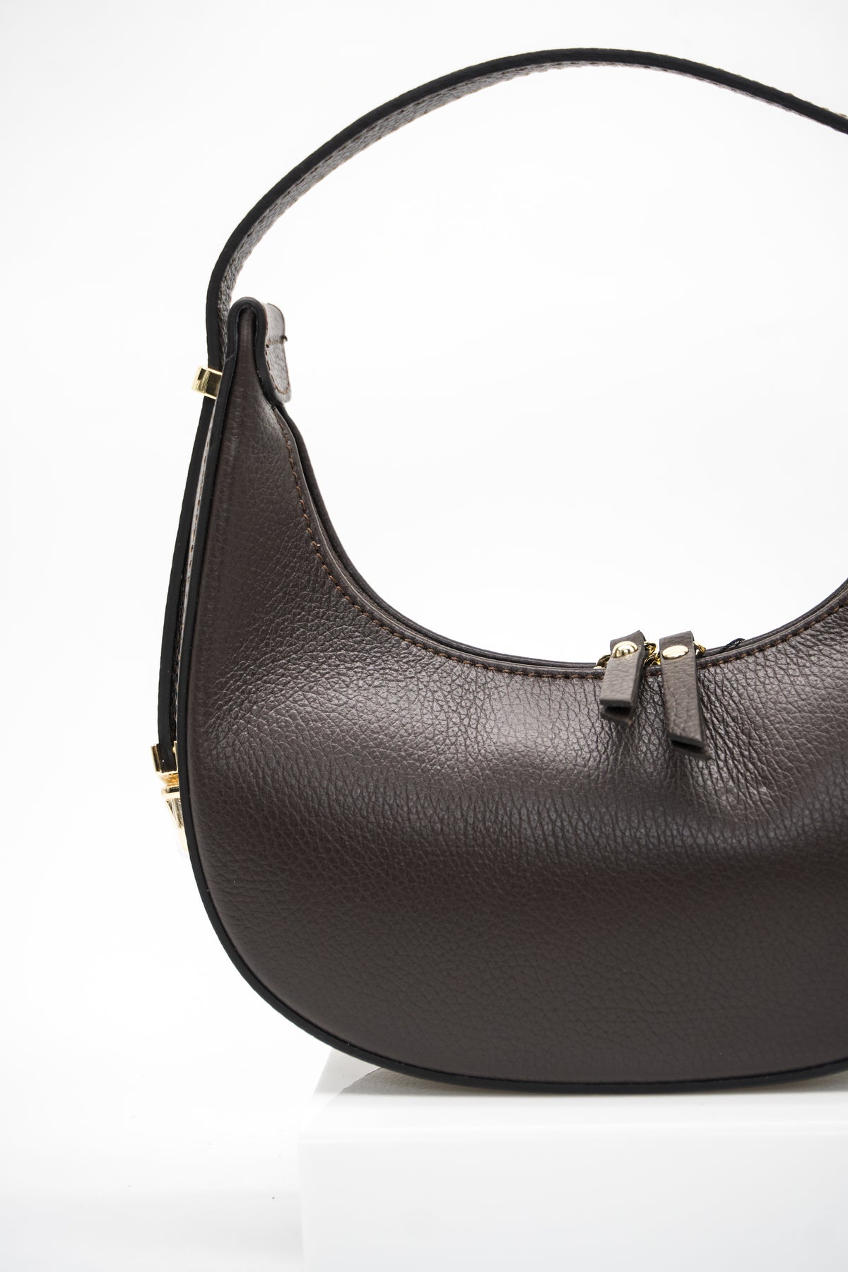 Pia Italian Leather Crescent Bag