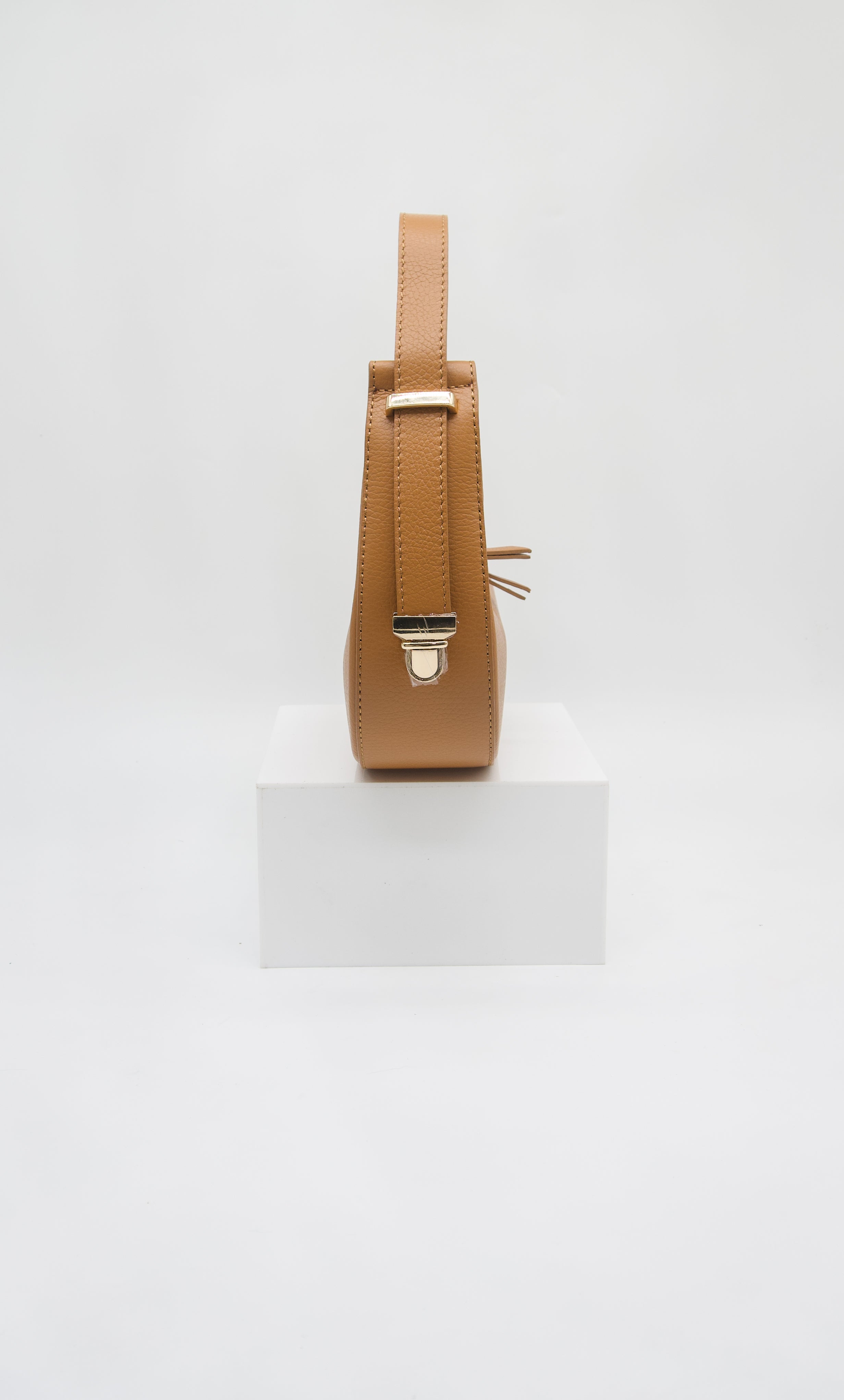 Pia Italian Leather Crescent Bag