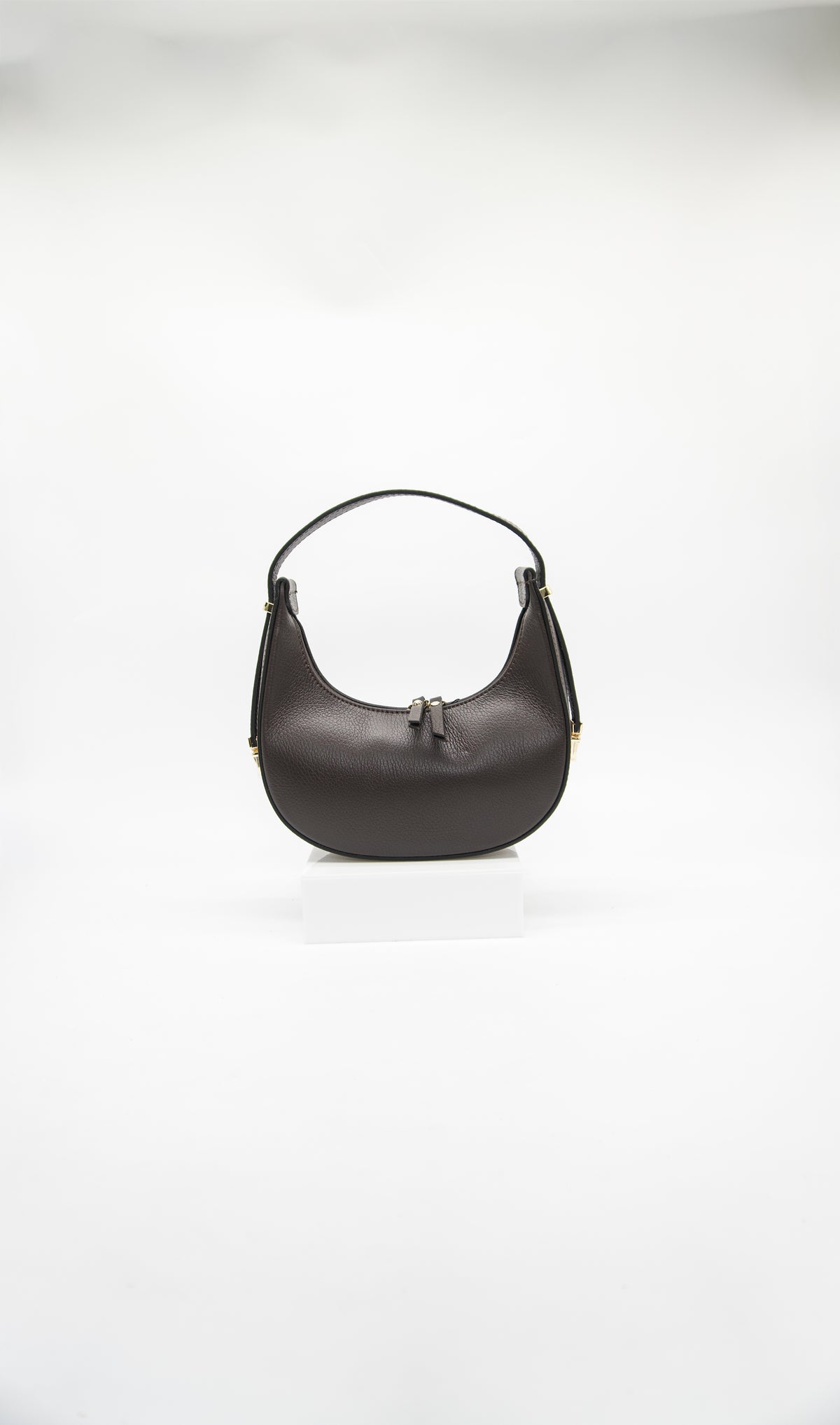 Pia Italian Leather Crescent Bag