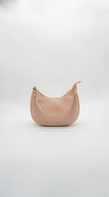 Lorenza Crescent Italian Leather Bag