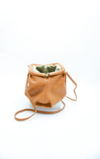 Miliana Italian Leather Pouch Crossbody Bag