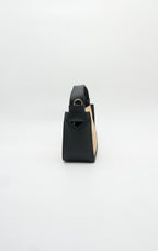 Francesca Raffia & Leather Top Handle Bag