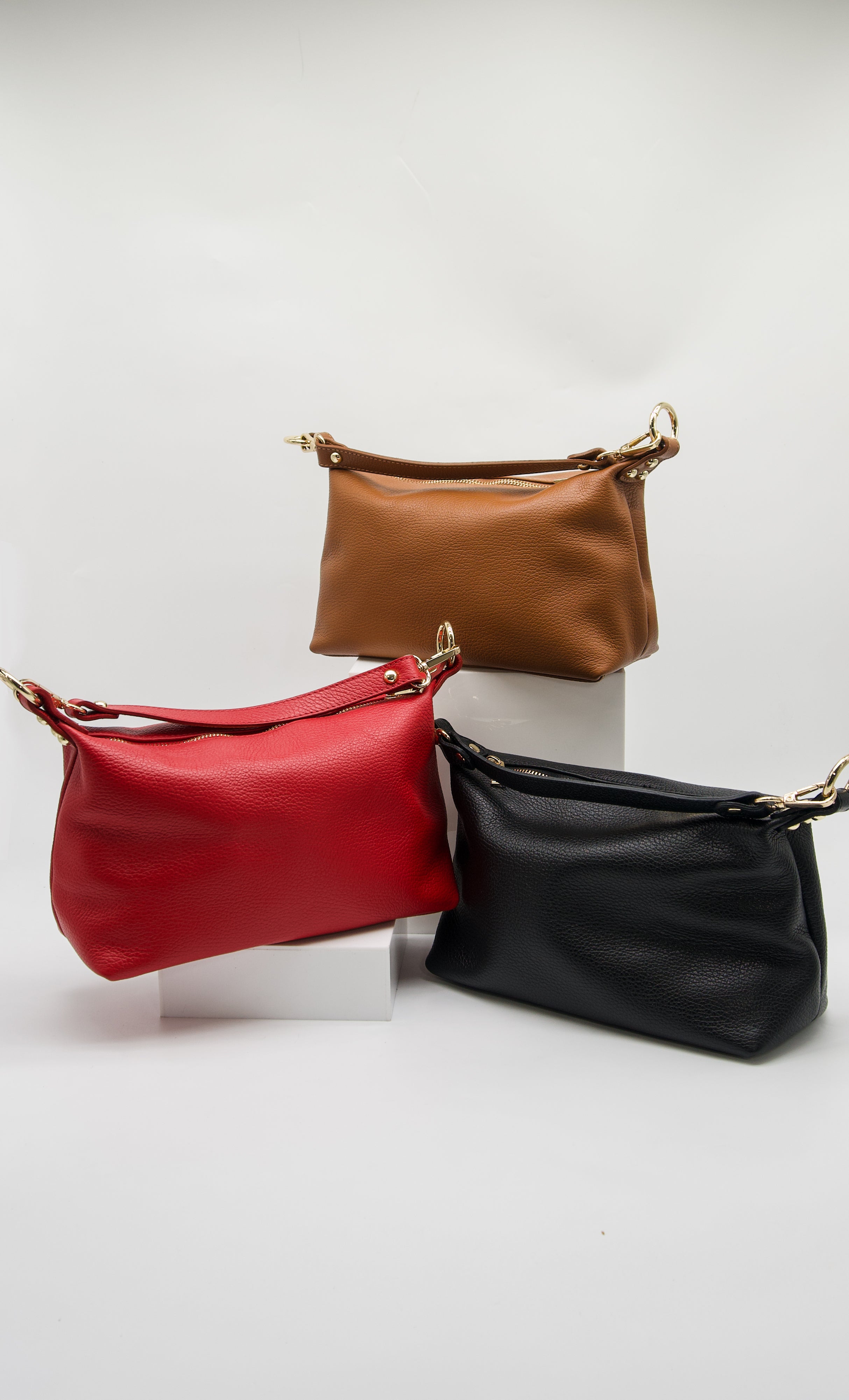 Rosalia Italian Leather Everyday Crossbody Bag