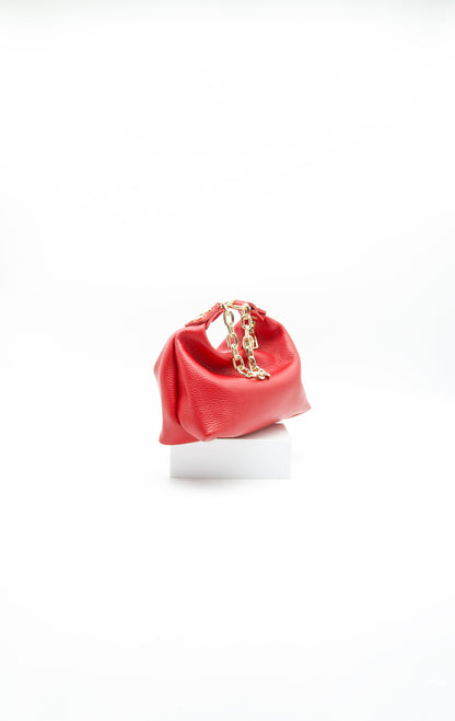 Luna Convertible Soft Italian Leather Ring Bag