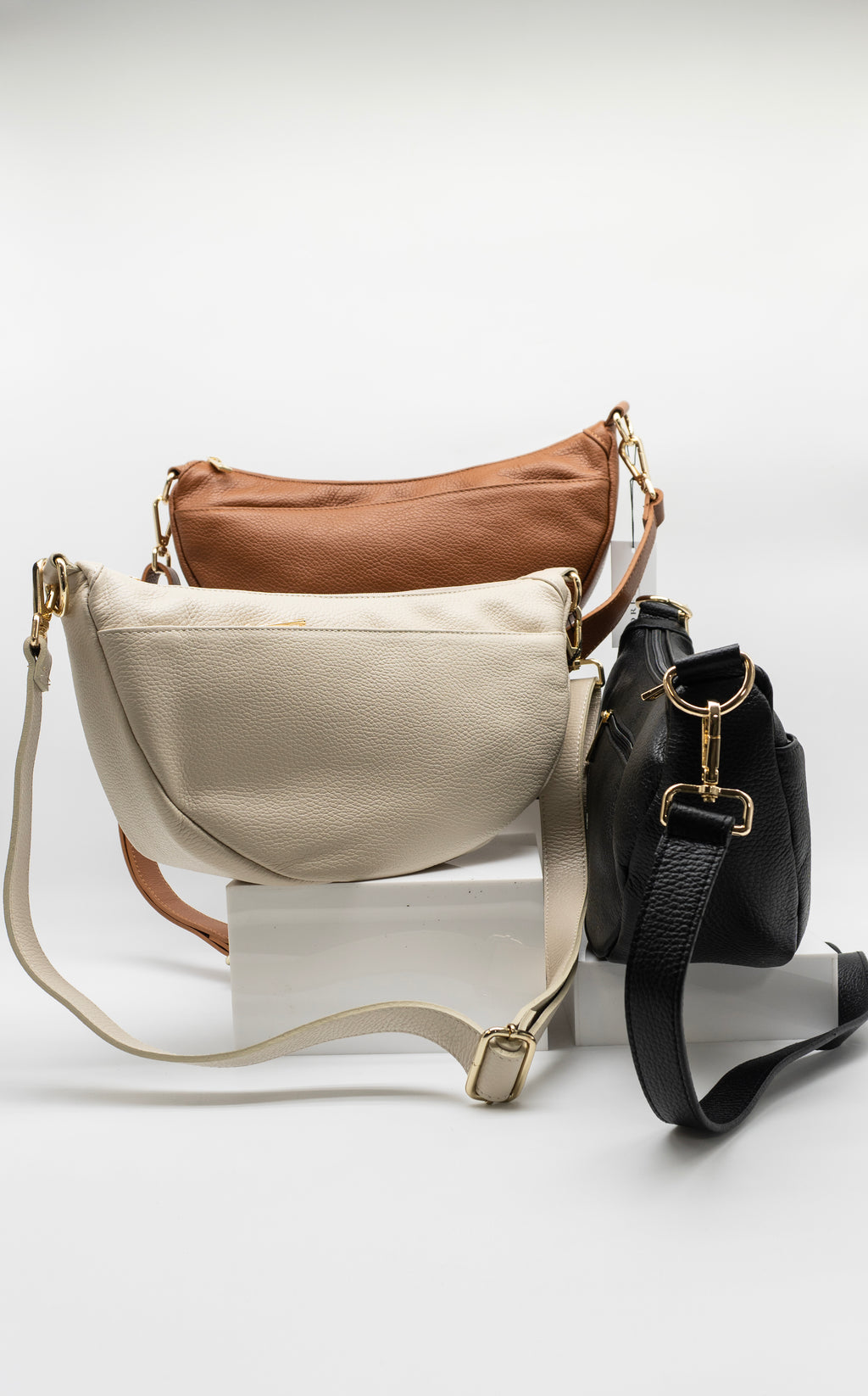 Cara Italian Leather Sling Bag