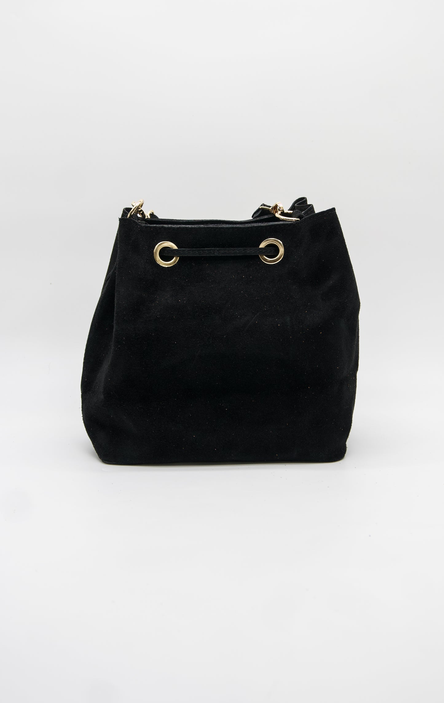 Elena Soft Italian Suede Bucket Bag