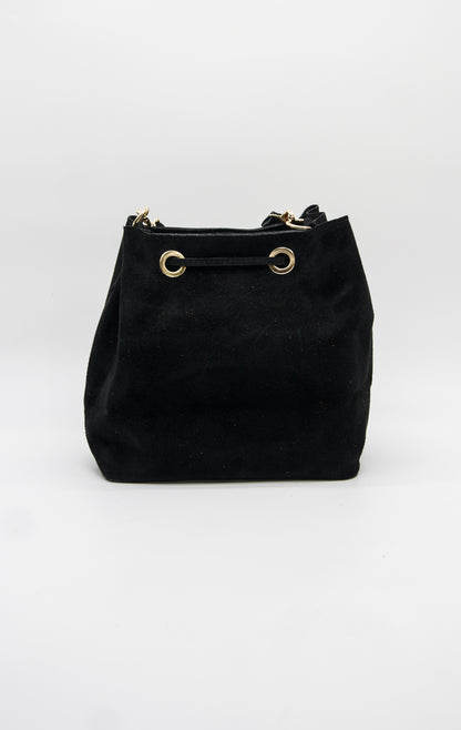 Elena Soft Italian Suede Bucket Bag