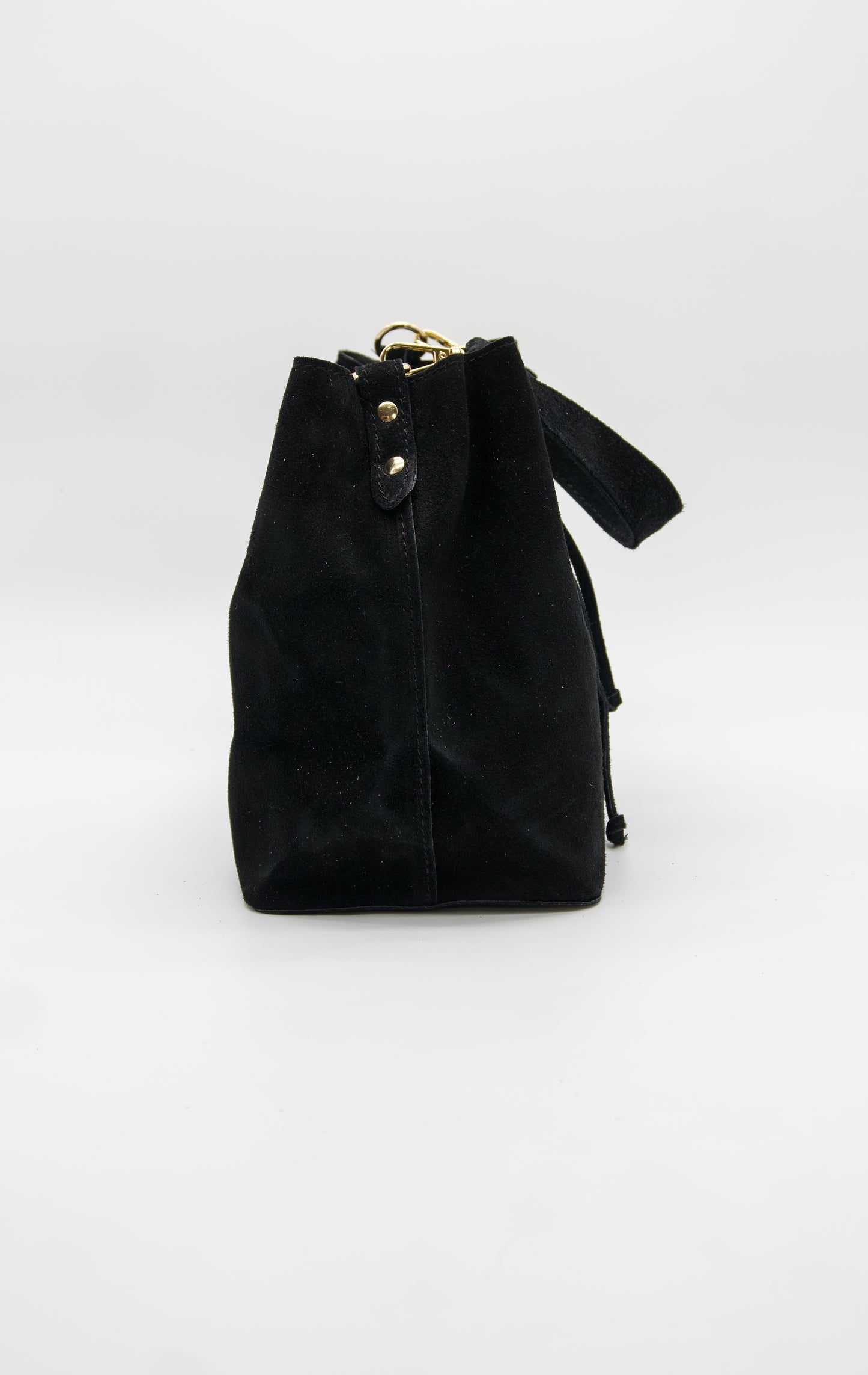 Elena Soft Italian Suede Bucket Bag