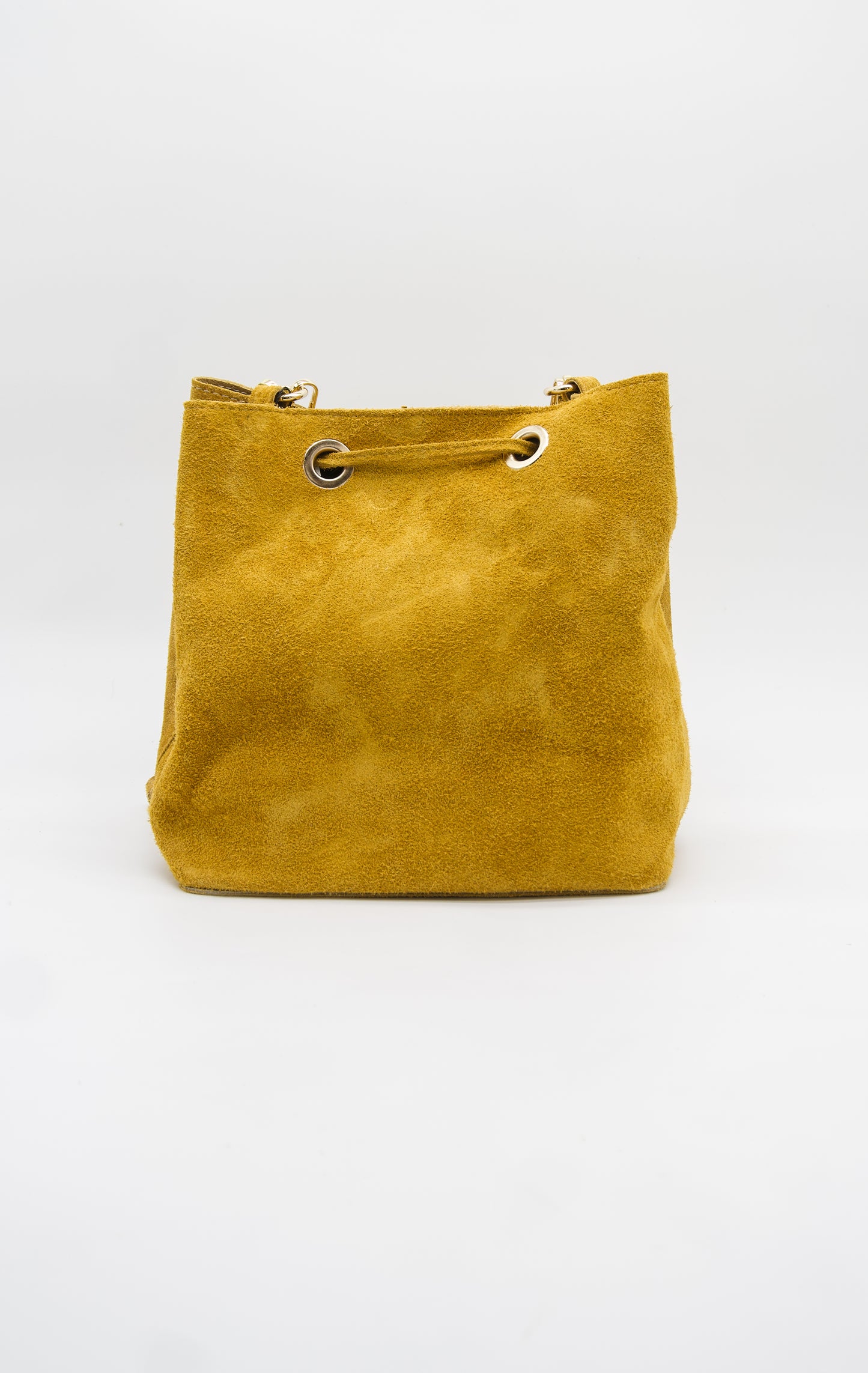 Elena Soft Italian Suede Bucket Bag