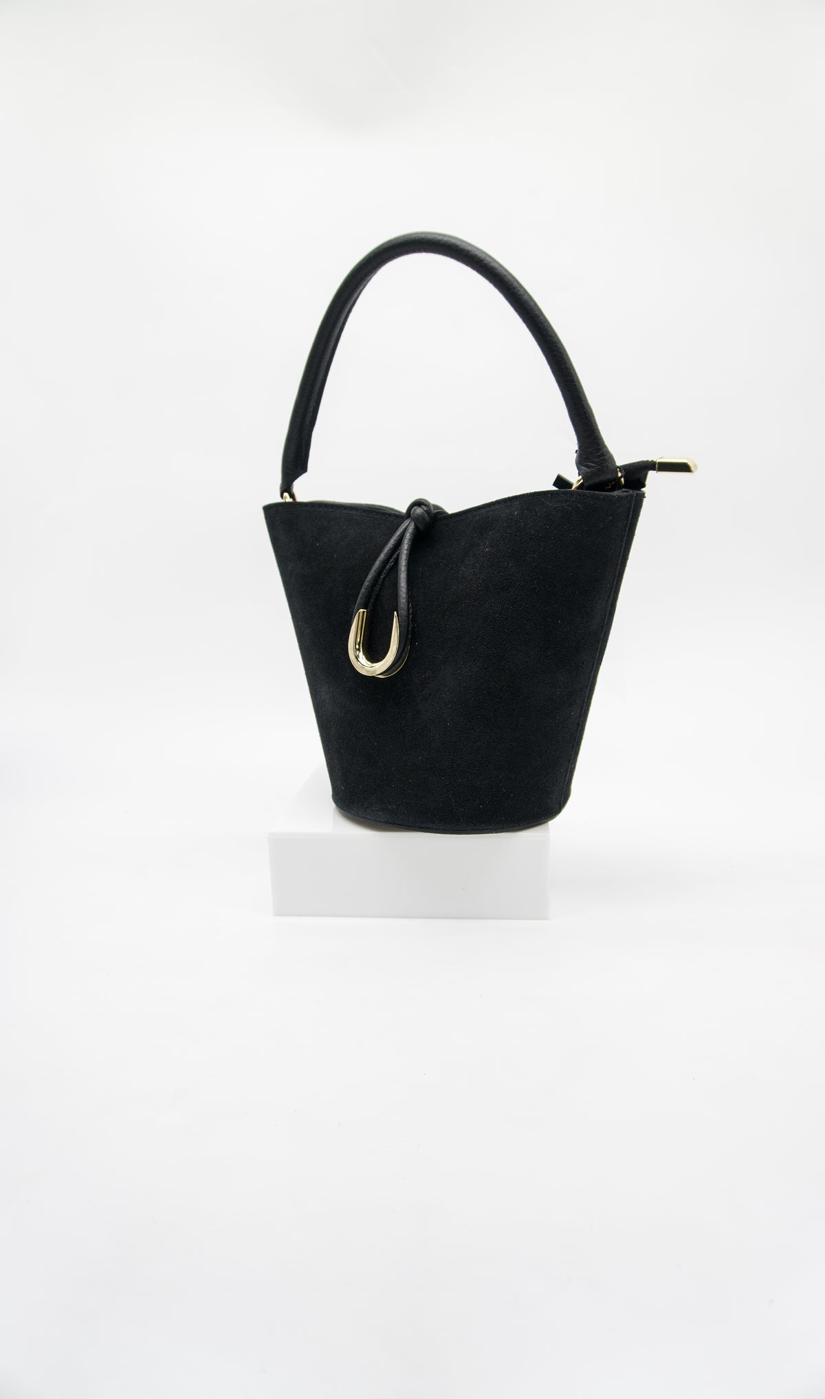 Giorgia Italian Suede Bucket Bag