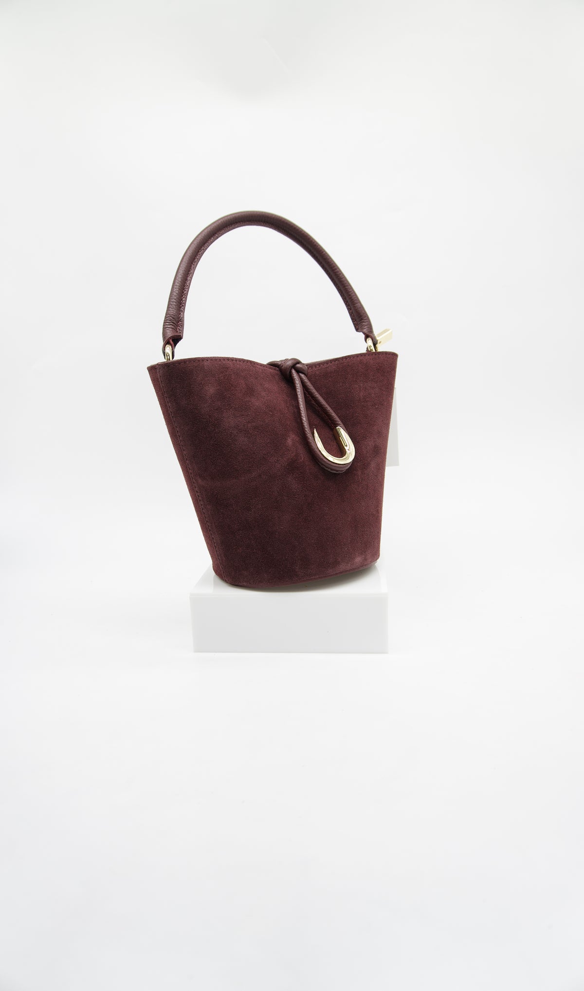 Giorgia Italian Suede Bucket Bag