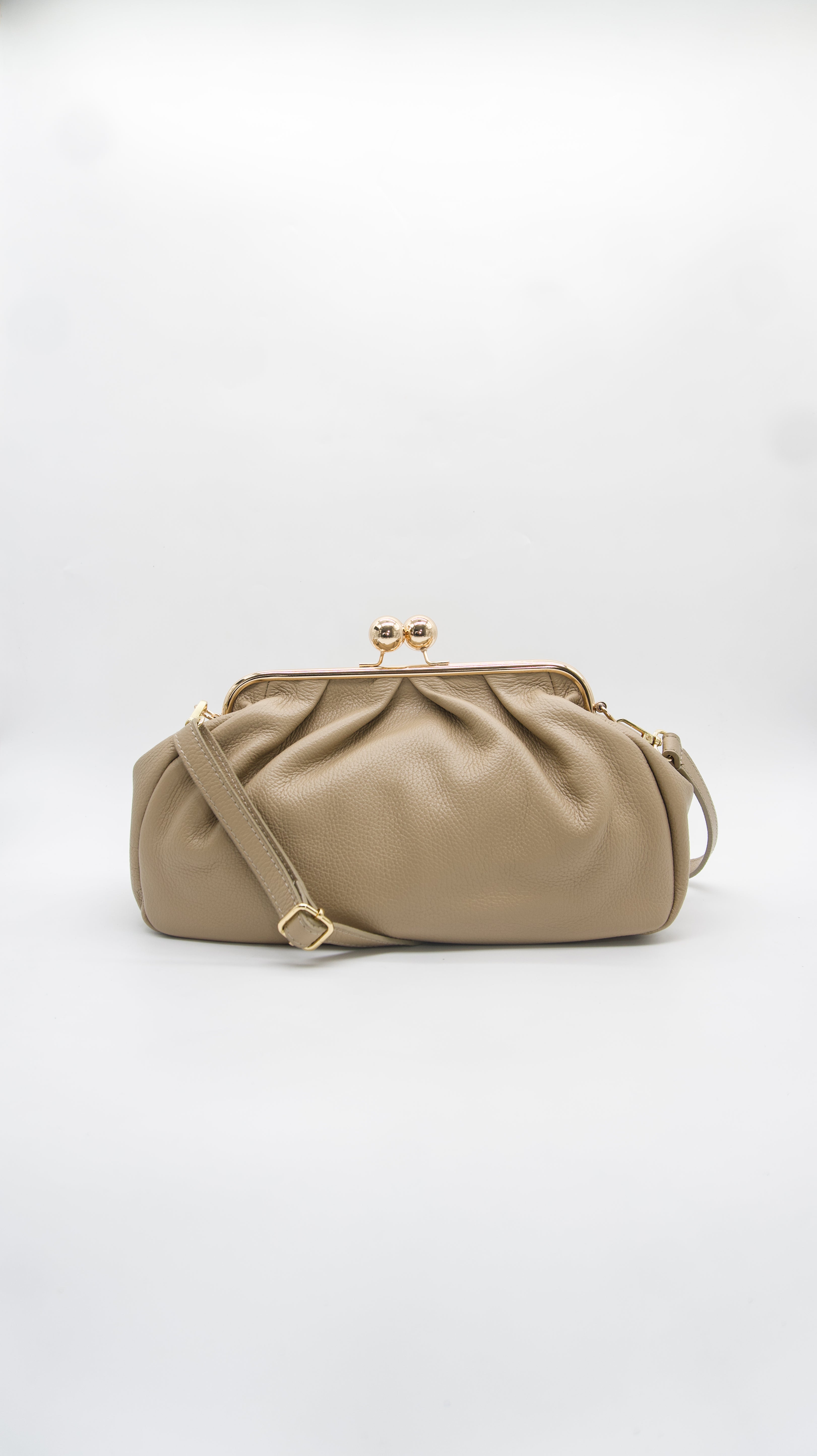 Carmella Oversized Kiss Lock Bag