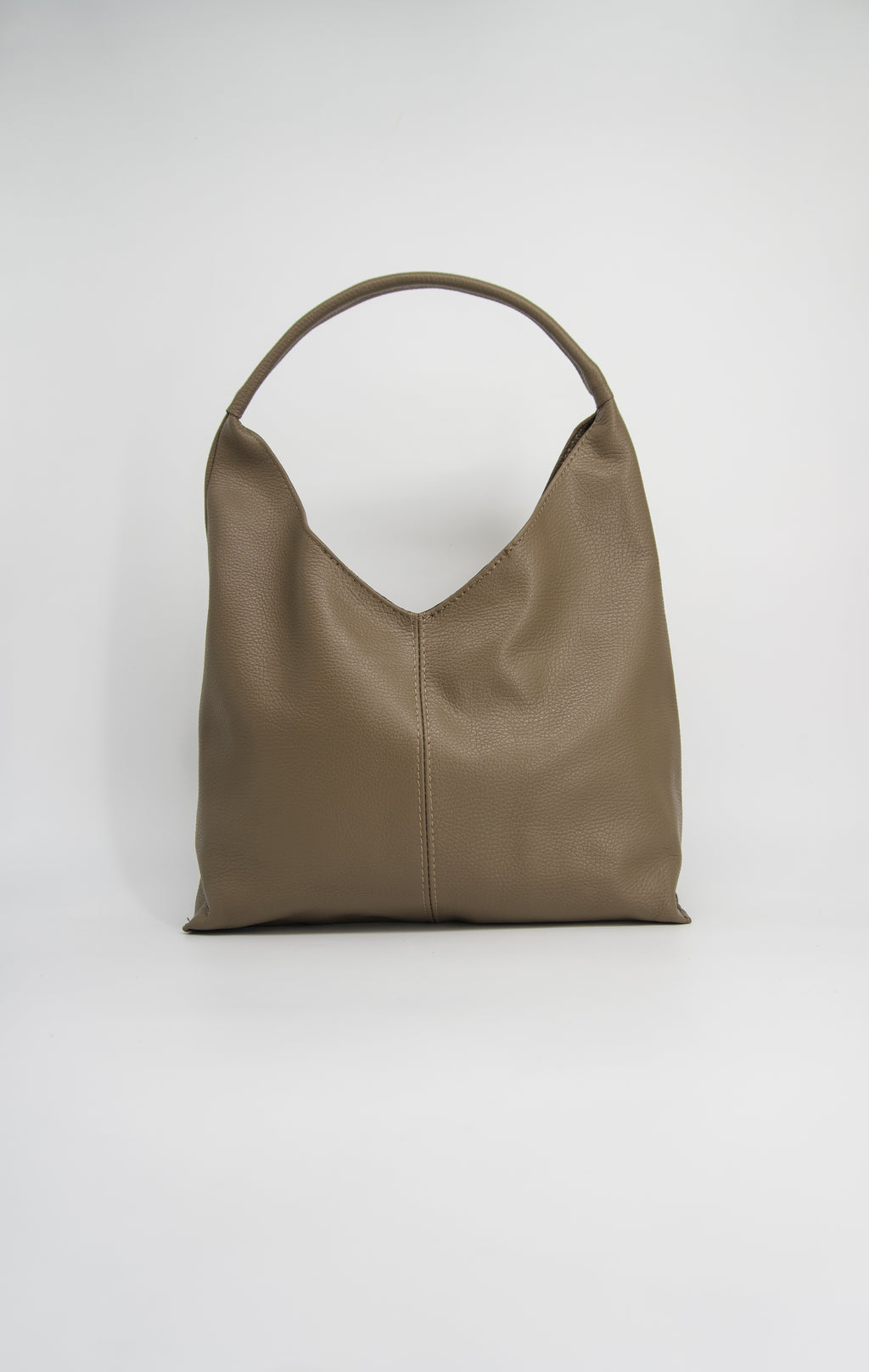 Gaia Hobo Slouch Italian Leather Tote Bag