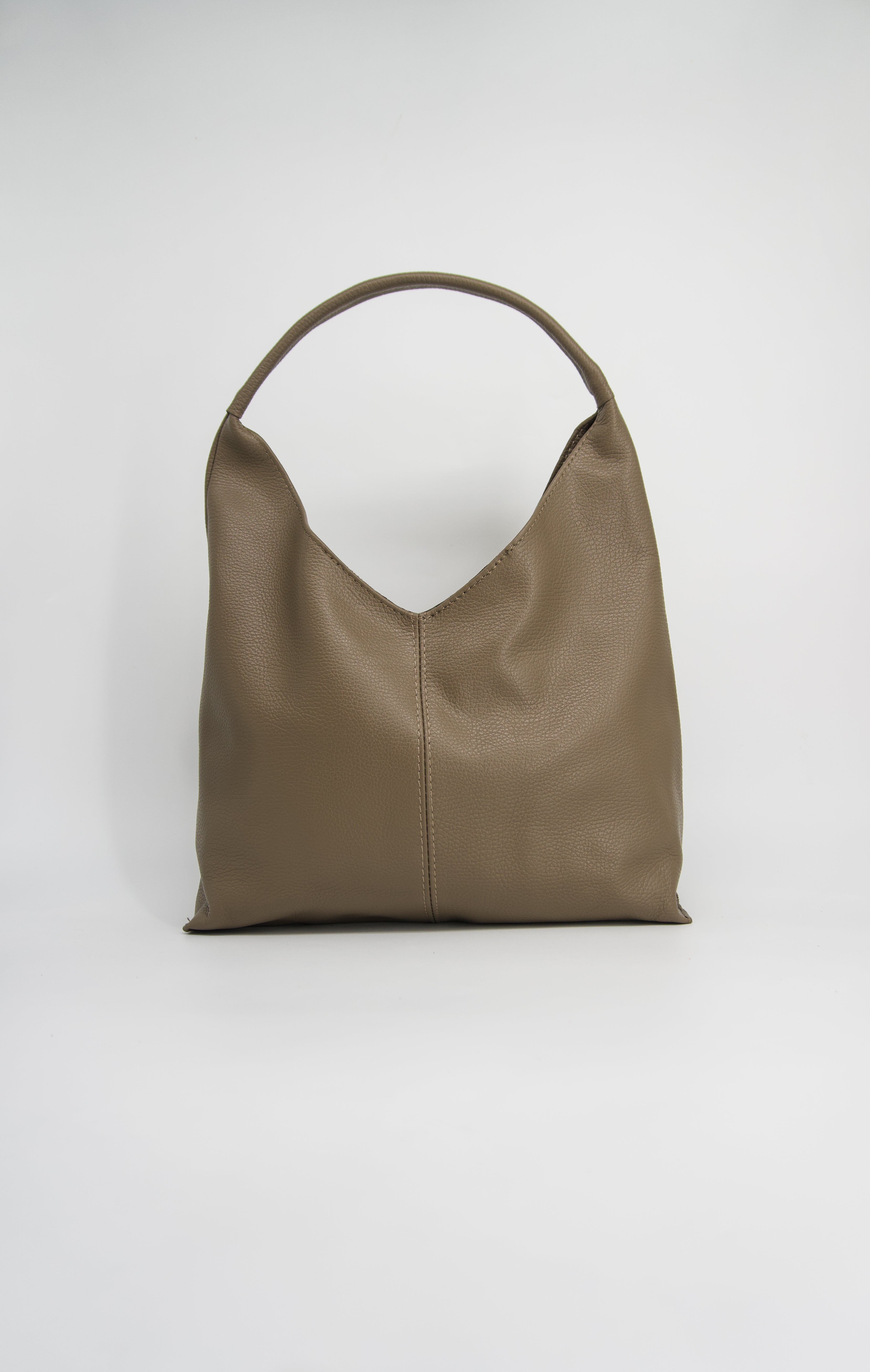 Gaia Hobo Slouch Italian Leather Tote Bag