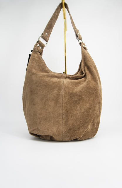 Letizia Suede Hobo Bag