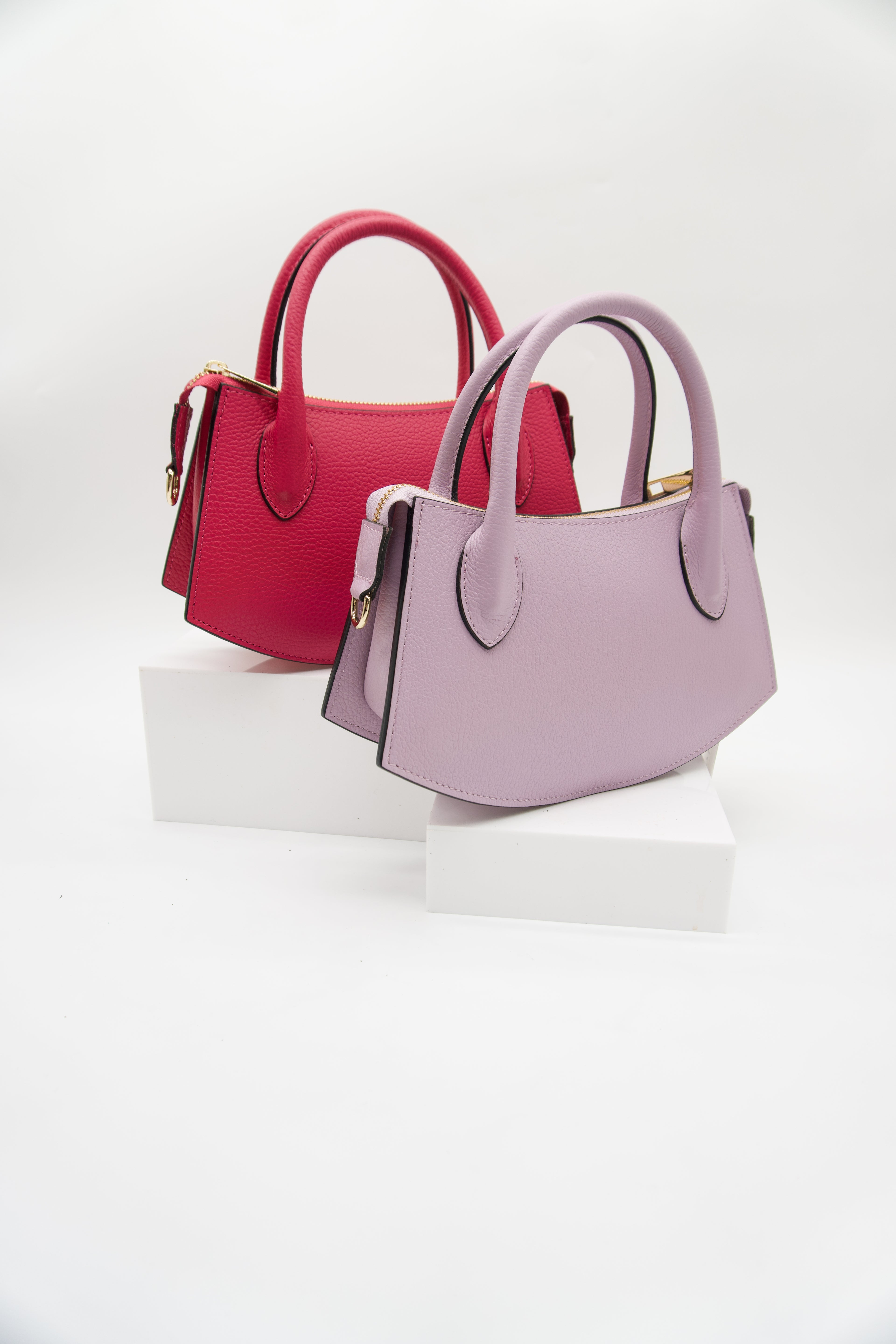 Valentina Top Handle Italian Leather Bag