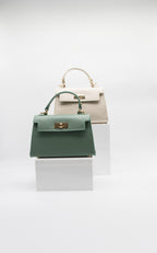Martina Top Handle Turn Clasp Handbag