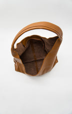 Gaia Hobo Slouch Italian Leather Tote Bag